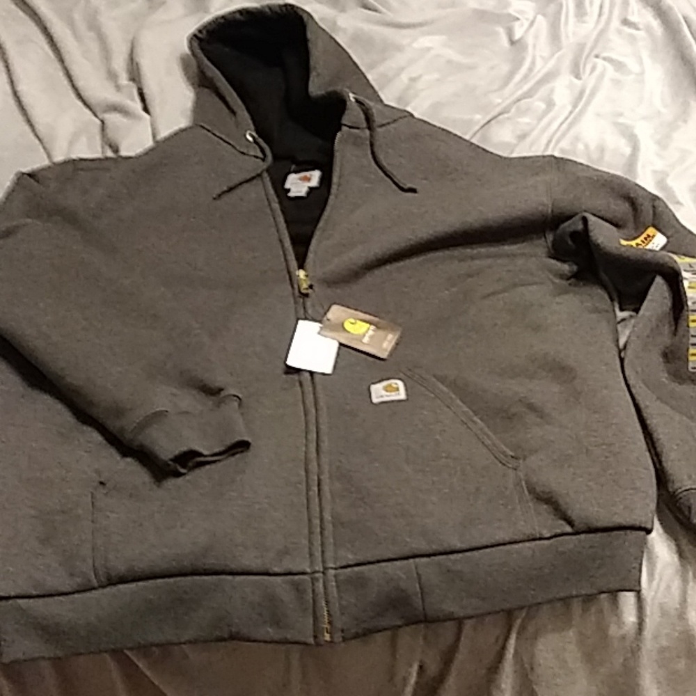 Carhartt Lined Full Zip Up Hooded Sweatshirts
